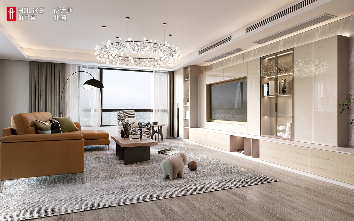 高级客餐厅+豪华主卧，住进这个浪漫四居每天都是520！